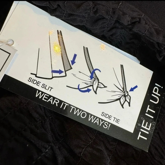 1.STATE Women's Strapless Wide Leg Jumpsuit Swimsuit Coverup Black Size XS NWT - Picture 5 of 15